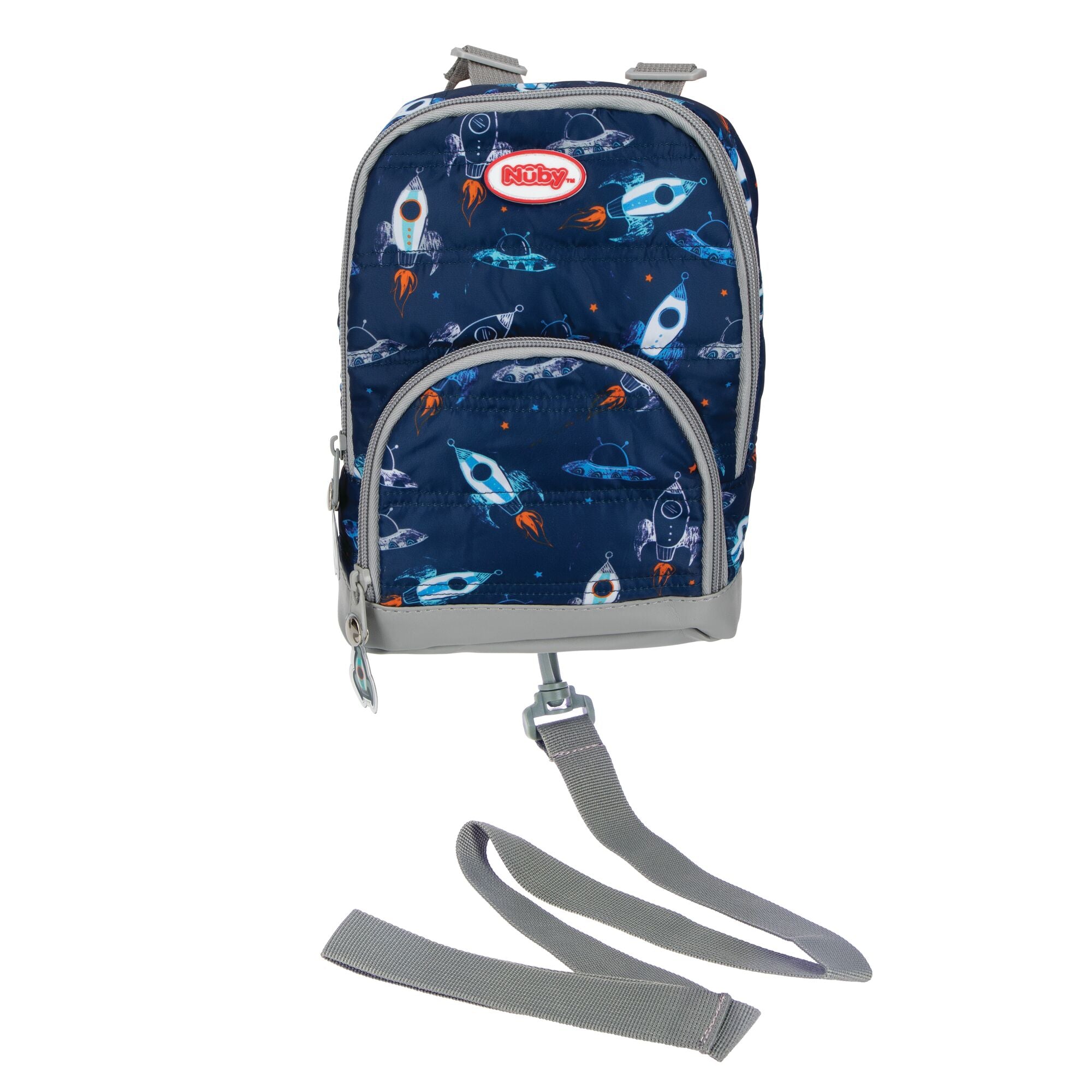 Quilted Space Backpack with Safety Harness Nuby