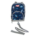 Quilted Space Backpack with Safety Harness