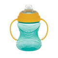 Clik-It Soft Spout Grip N' Sip Trainer Cup (2 Pack) | Aqua/Yellow