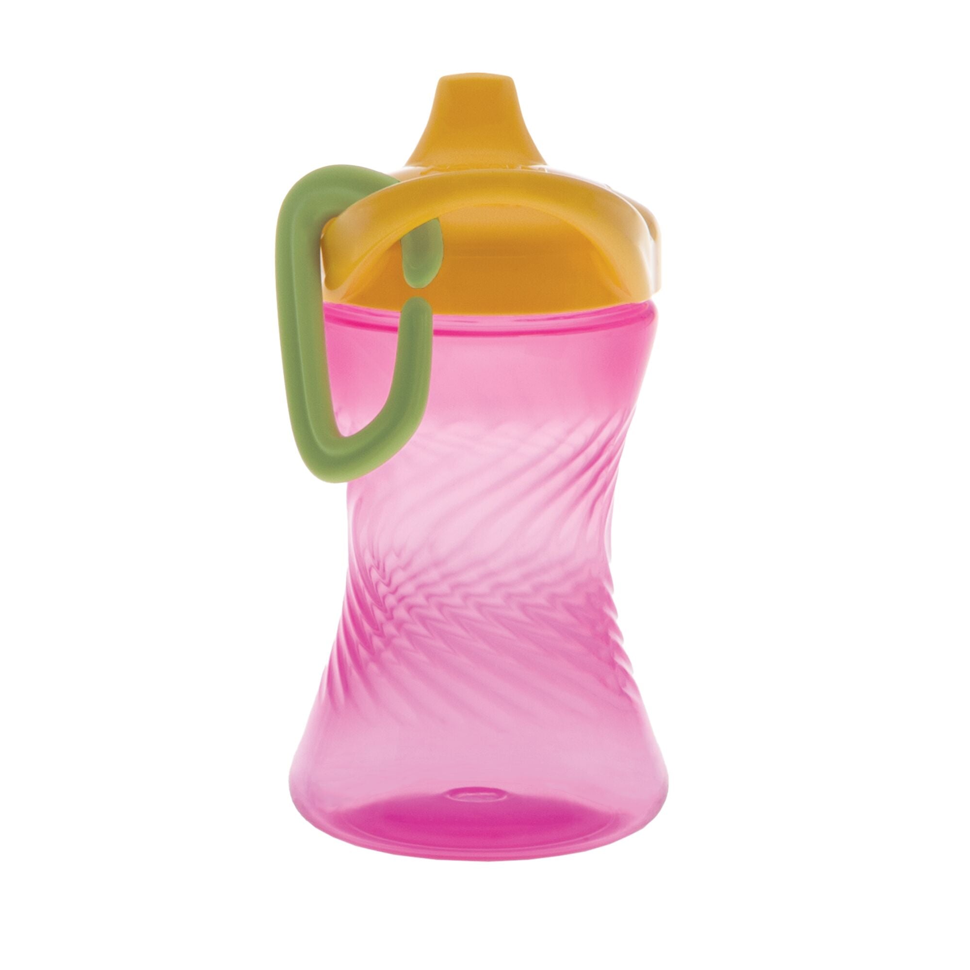 Hard Spout Sippy Cup with Carabiner (3 Pack) | Pink/Green/Purple