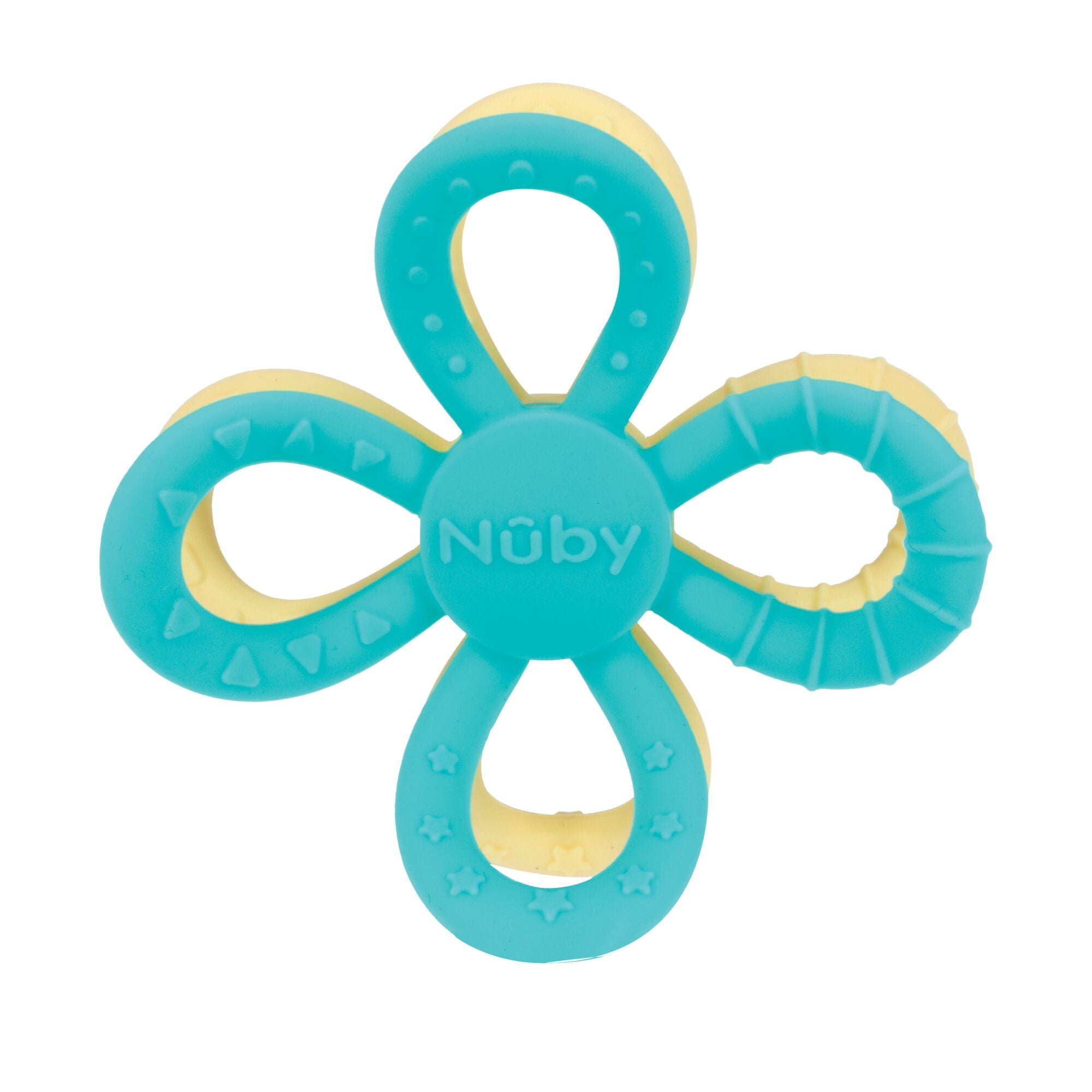 Fun Loops Teether | Aqua/Yellow