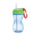 Clik-it Travel Straw Cup with Carabiner (3 Pack) | Red/Green/Blue