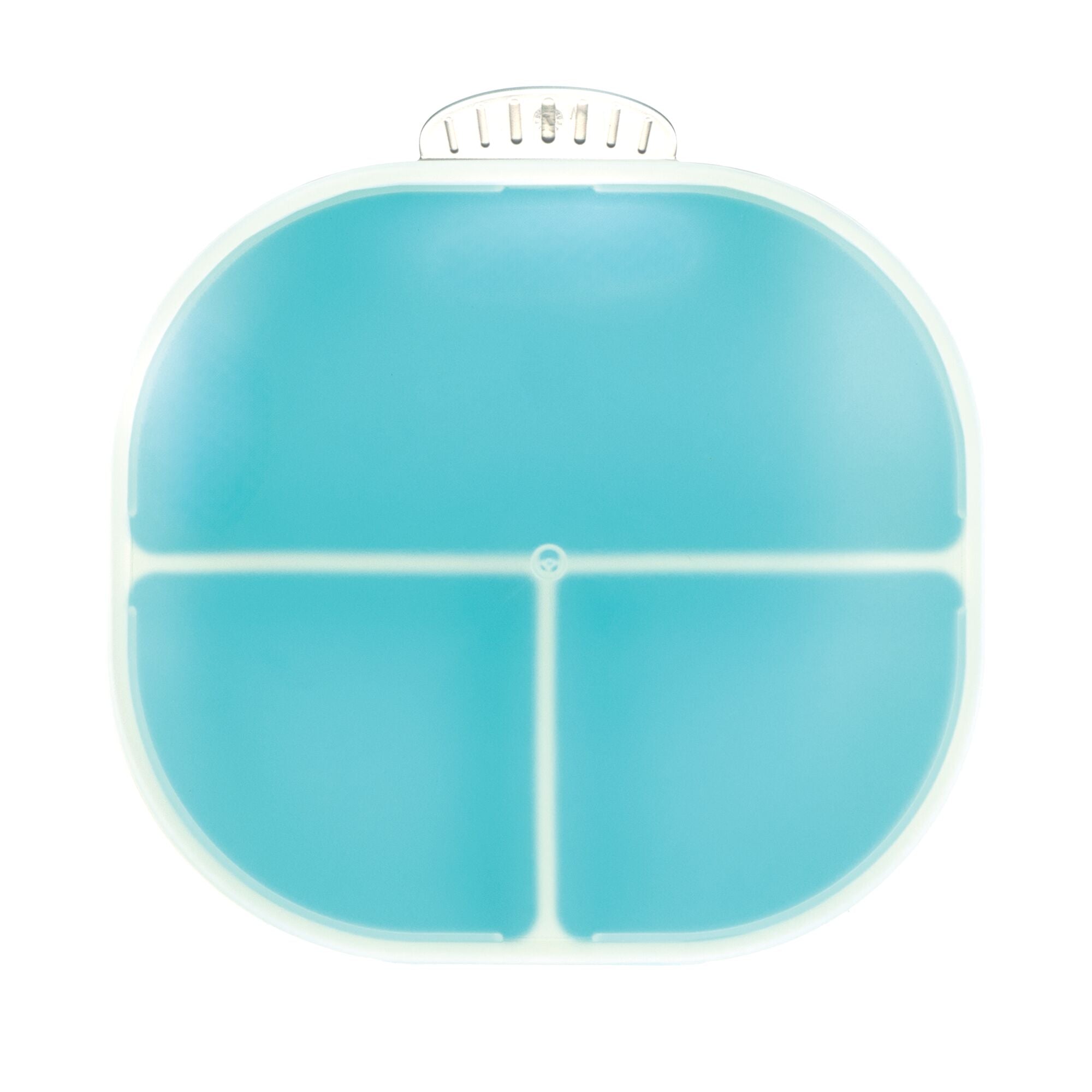 Rectangular Silicone Suction Plate (2 Pack) | Coral / Aqua