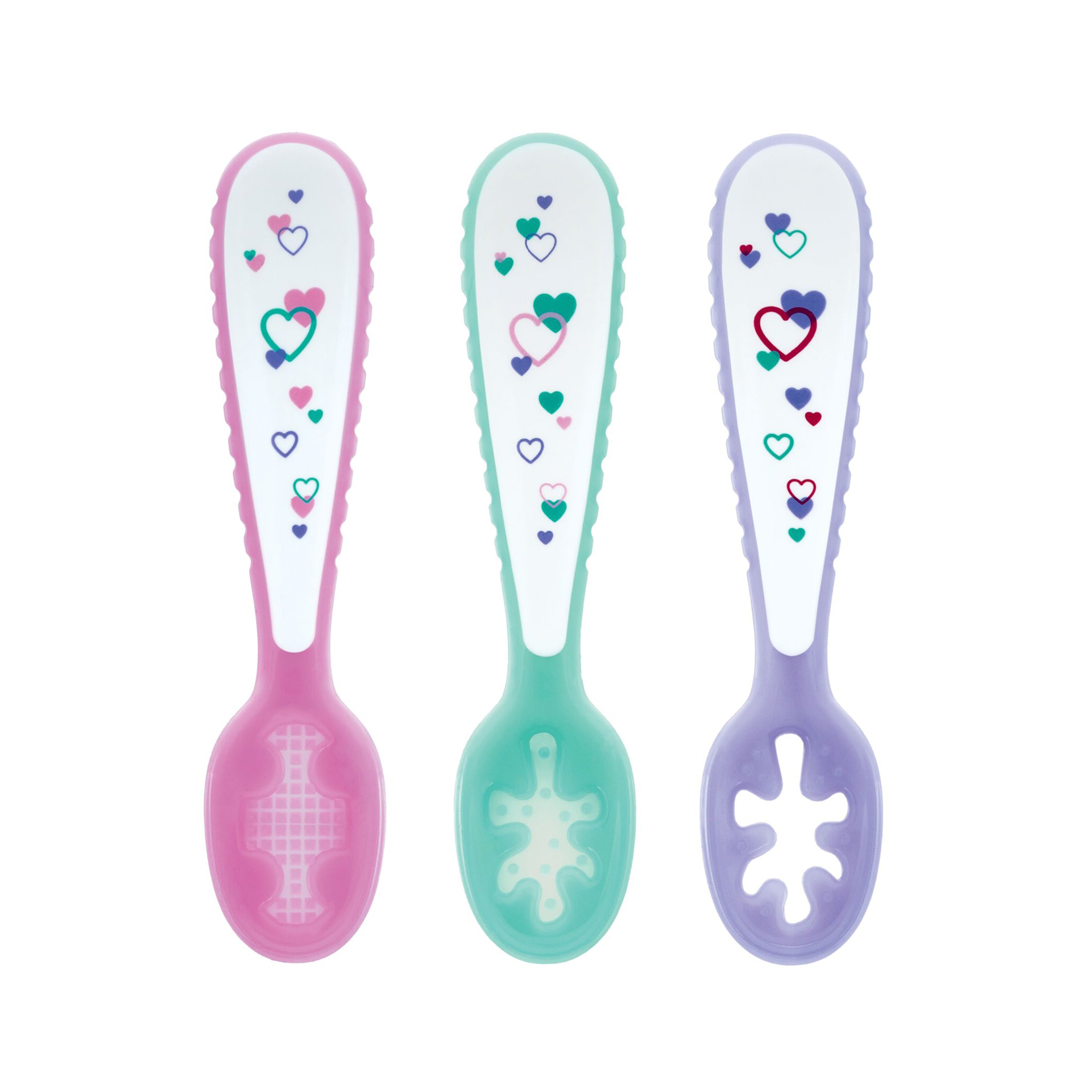 3-Stage Silicone Dipping Spoons | Hearts