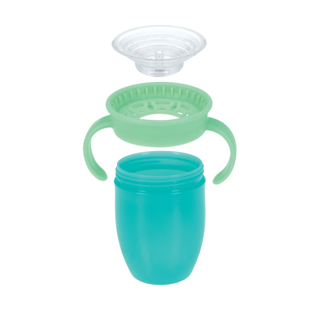 360 Wonder Cup with Handles (2 Pack - 5 oz) | Pink/Aqua