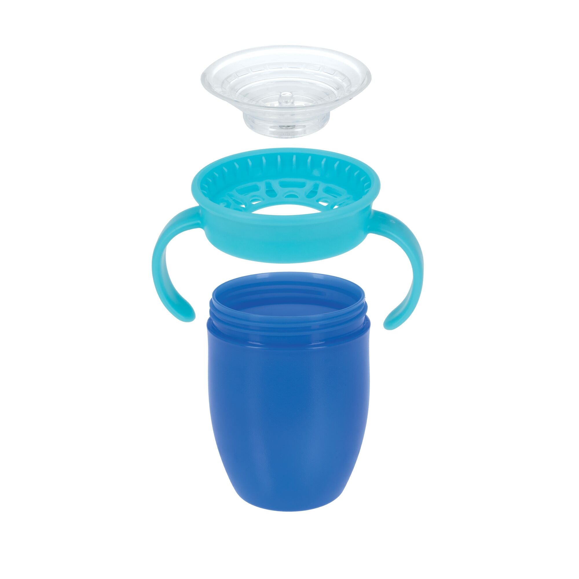 360 Wonder Cup with Handles (2 Pack - 5 oz) | Blue/Red