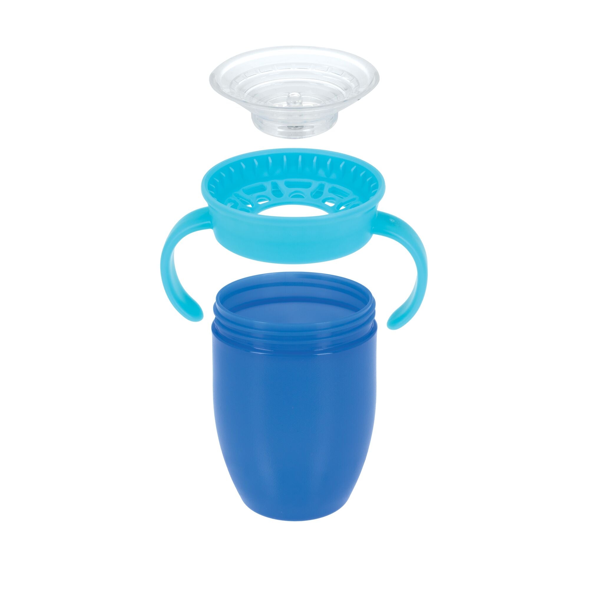 360 Wonder Cup with Handles (2 Pack - 7 oz) | Blue/Red