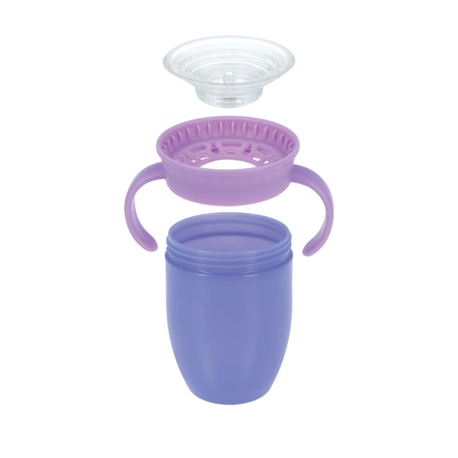 360 Wonder Cup with Handles (2 Pack - 7 oz) | Pink/Aqua