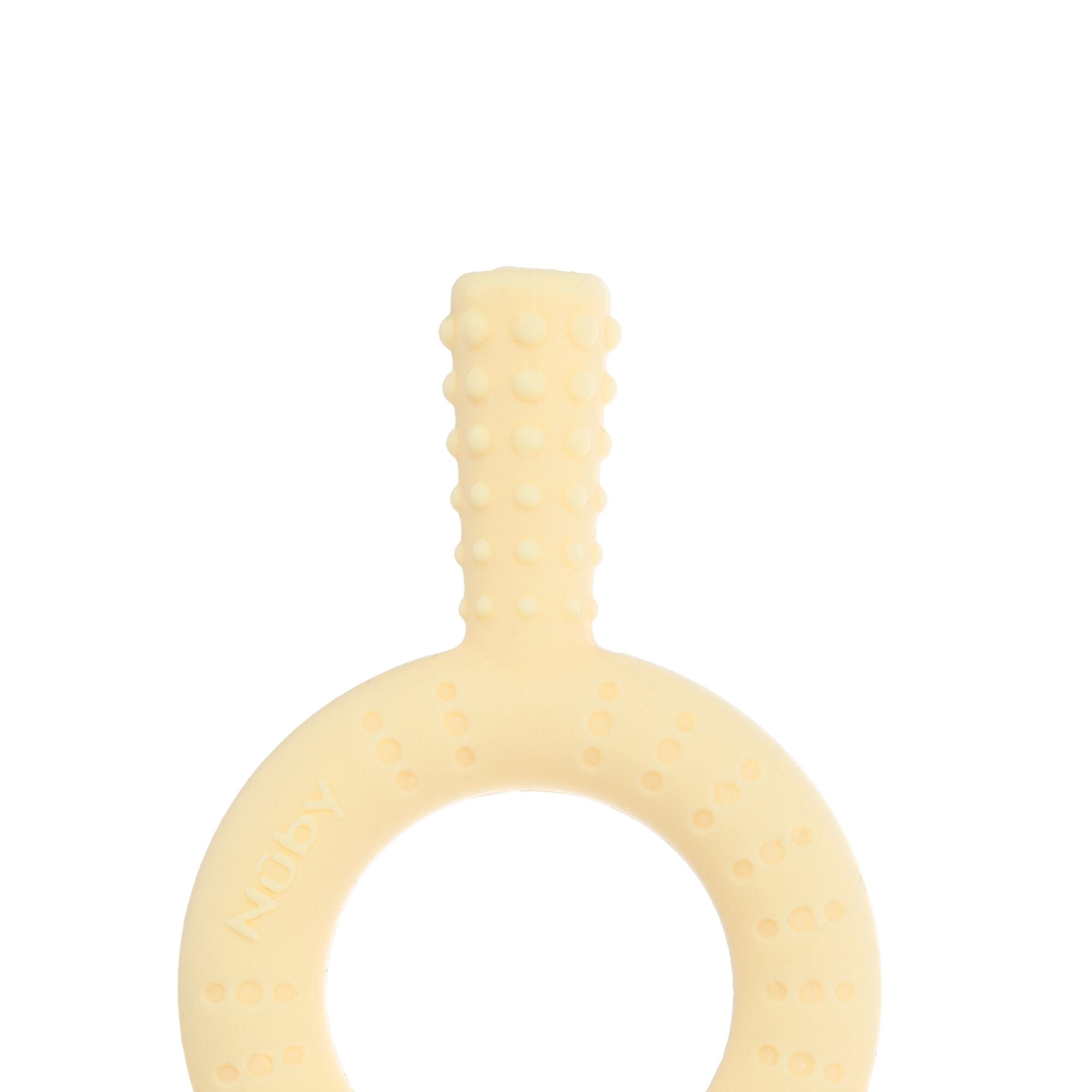 Hollow Sensory Tube Teethers | Green/Yellow
