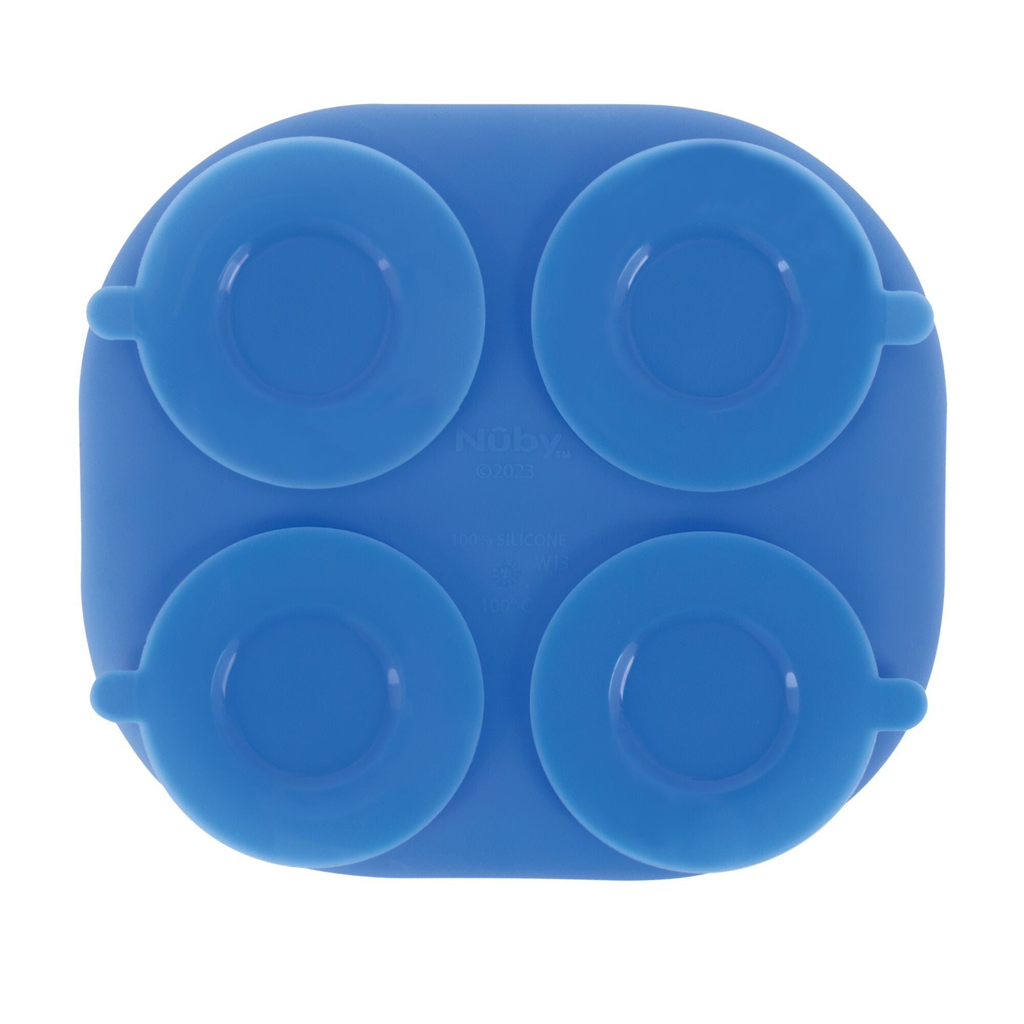 Rectangular Silicone Suction Plate (2 Pack) | Yellow / Blue