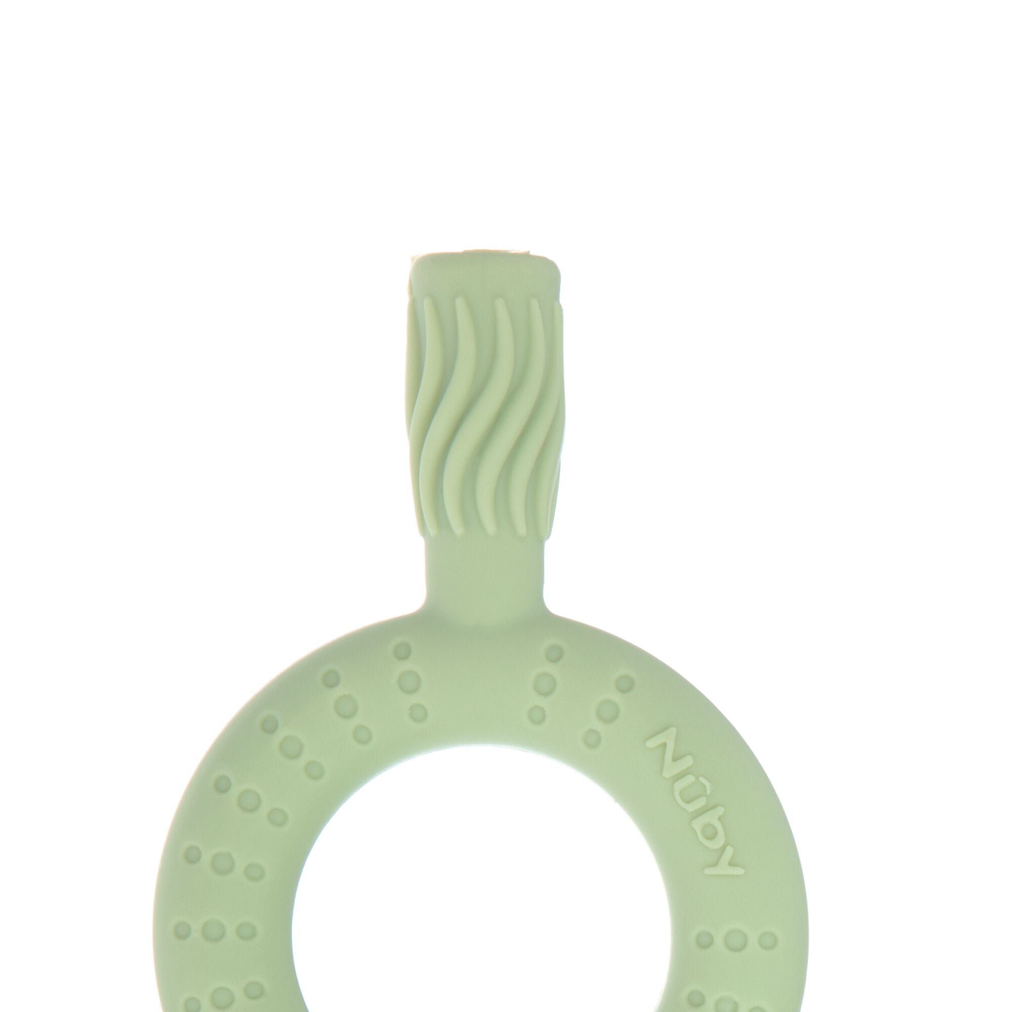Hollow Sensory Tube Teethers | Green/Blue