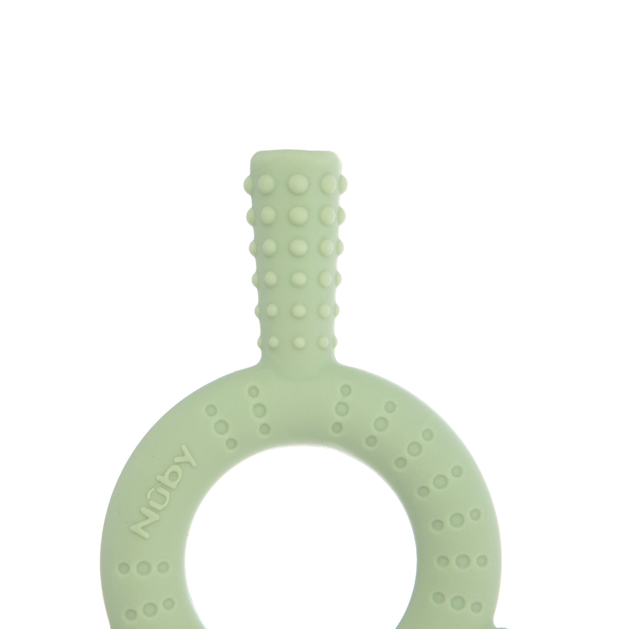 Hollow Sensory Tube Teethers | Green/Blue
