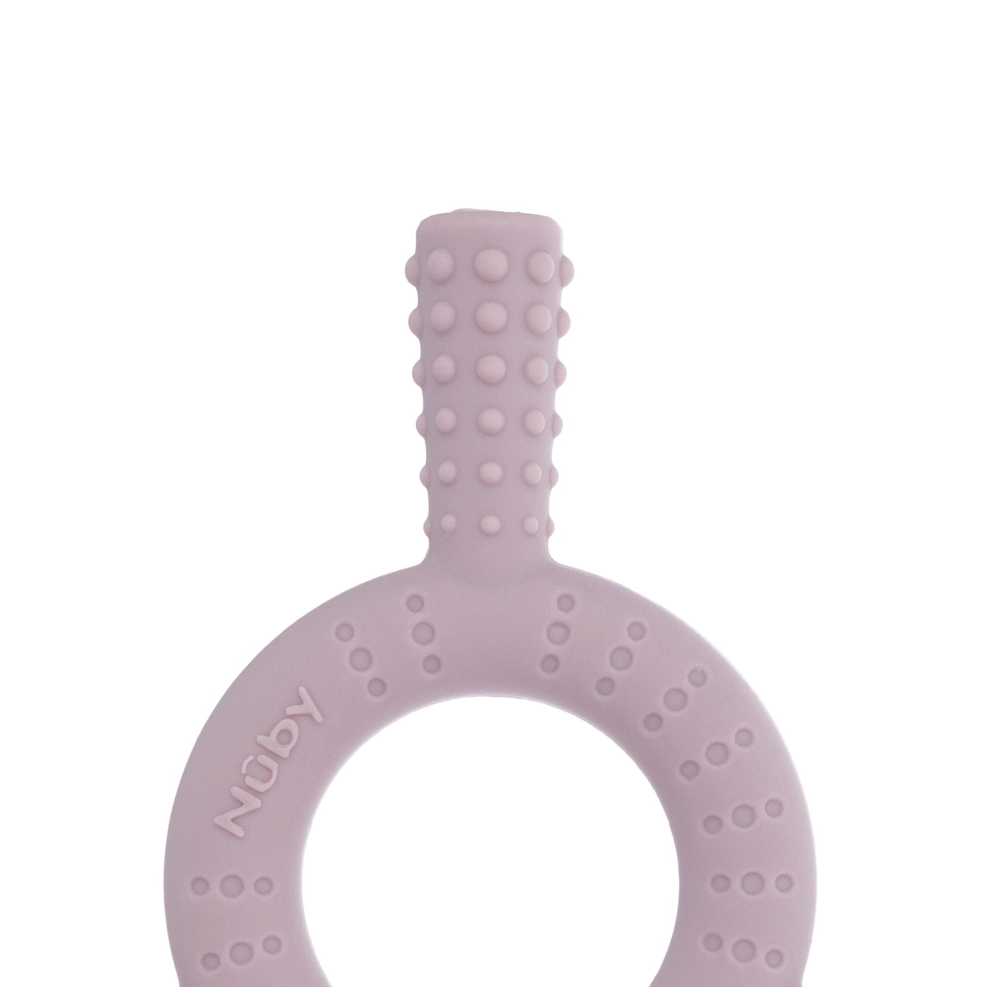 Hollow Sensory Tube Teethers | Pink/Plum