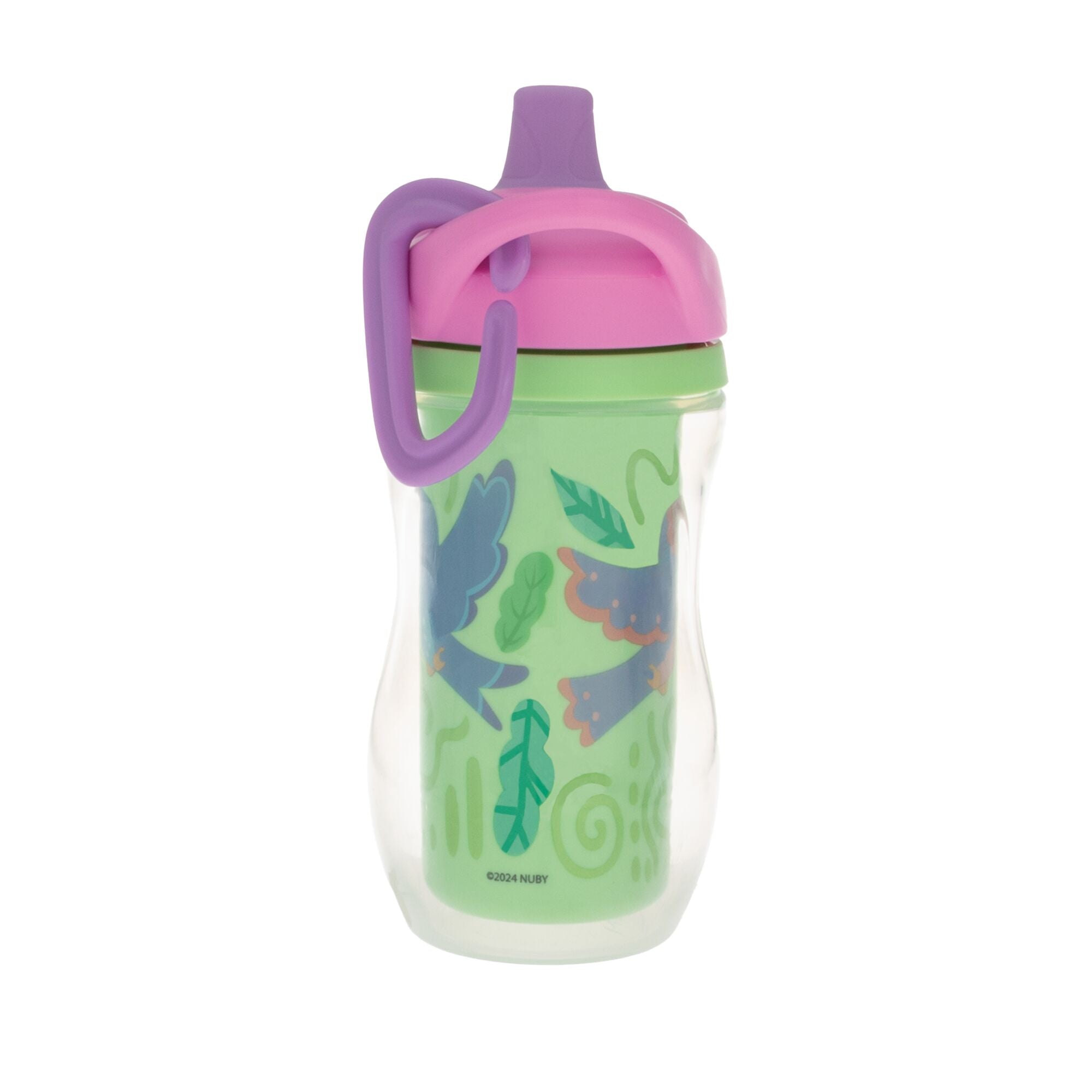 Active Sipper Insulated Cup | Green & Pink