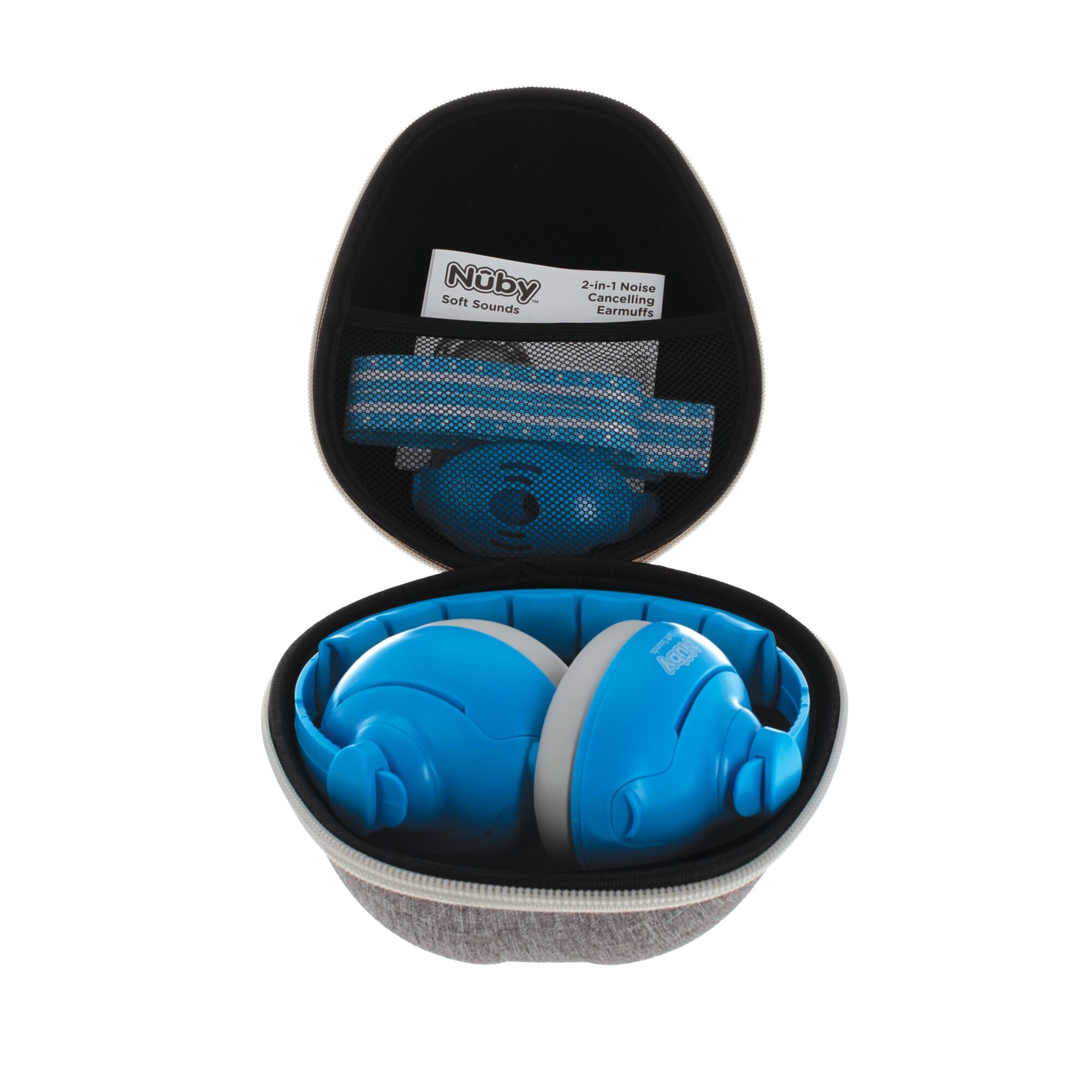 Soft Sounds 2-in-1 Noise Cancelling Earmuffs | Blue