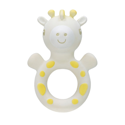 Jackie the Giraffe Natural Rubber Teething Ring | Giraffe