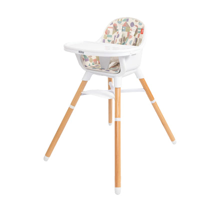 4-in-1 Multi-Use High Chair | White Geometrics