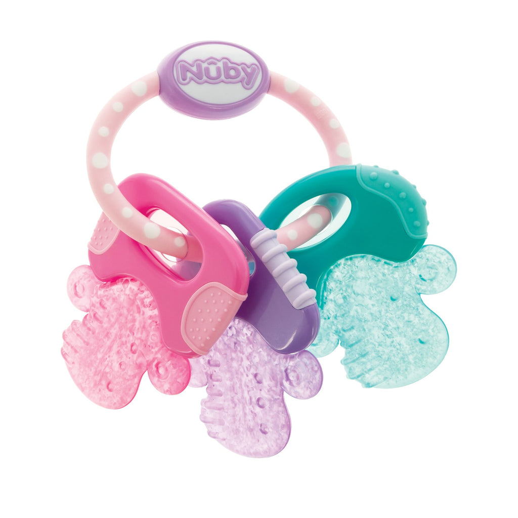 IcyBite Teether Keys | Teething Ring for Baby Nuby IcyBite Teether Keys | Teething Ring for Baby Nuby