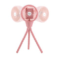 Oscillating Stroller Fan | Pink