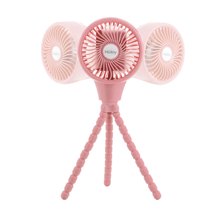 Oscillating Stroller Fan | Pink