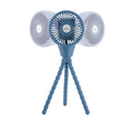 Oscillating Stroller Fan | Blue