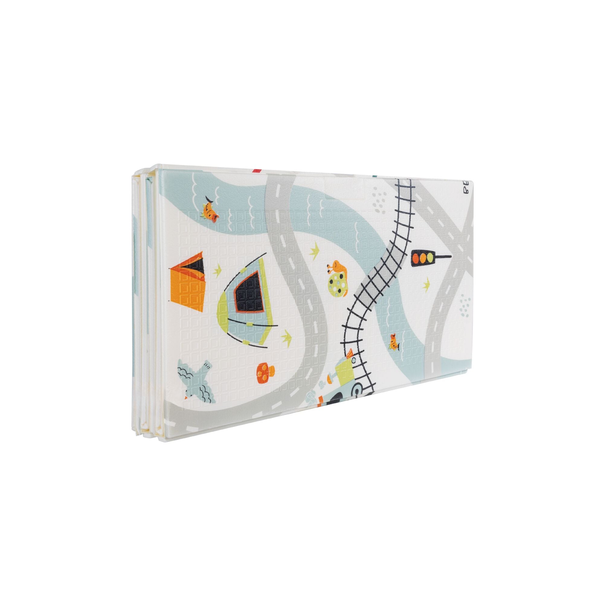 Reversible Floor Mat | Cars & Roads