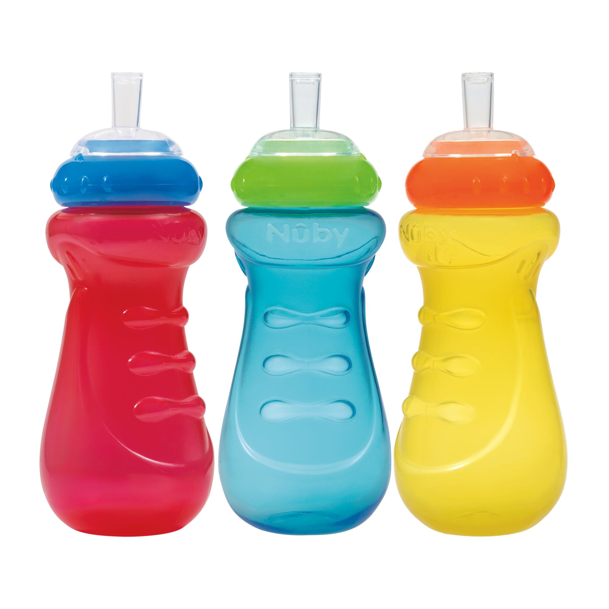Sports Sipper Cup (3 Pack) | Red / Blue / Yellow