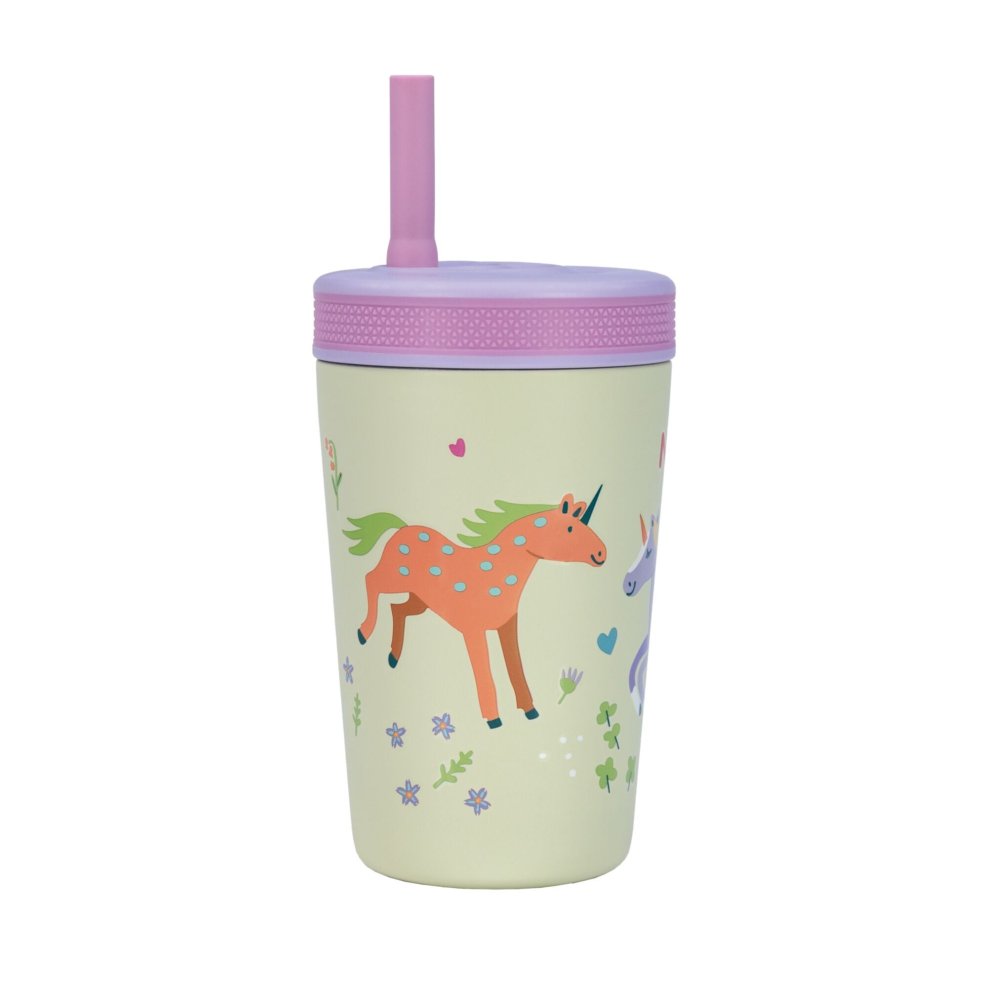 Thirsty Kids Flexstraw Stainless Steel Cup | Unicorns