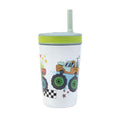 Thirsty Kids Flexstraw Stainless Steel Cup | Monster Trucks