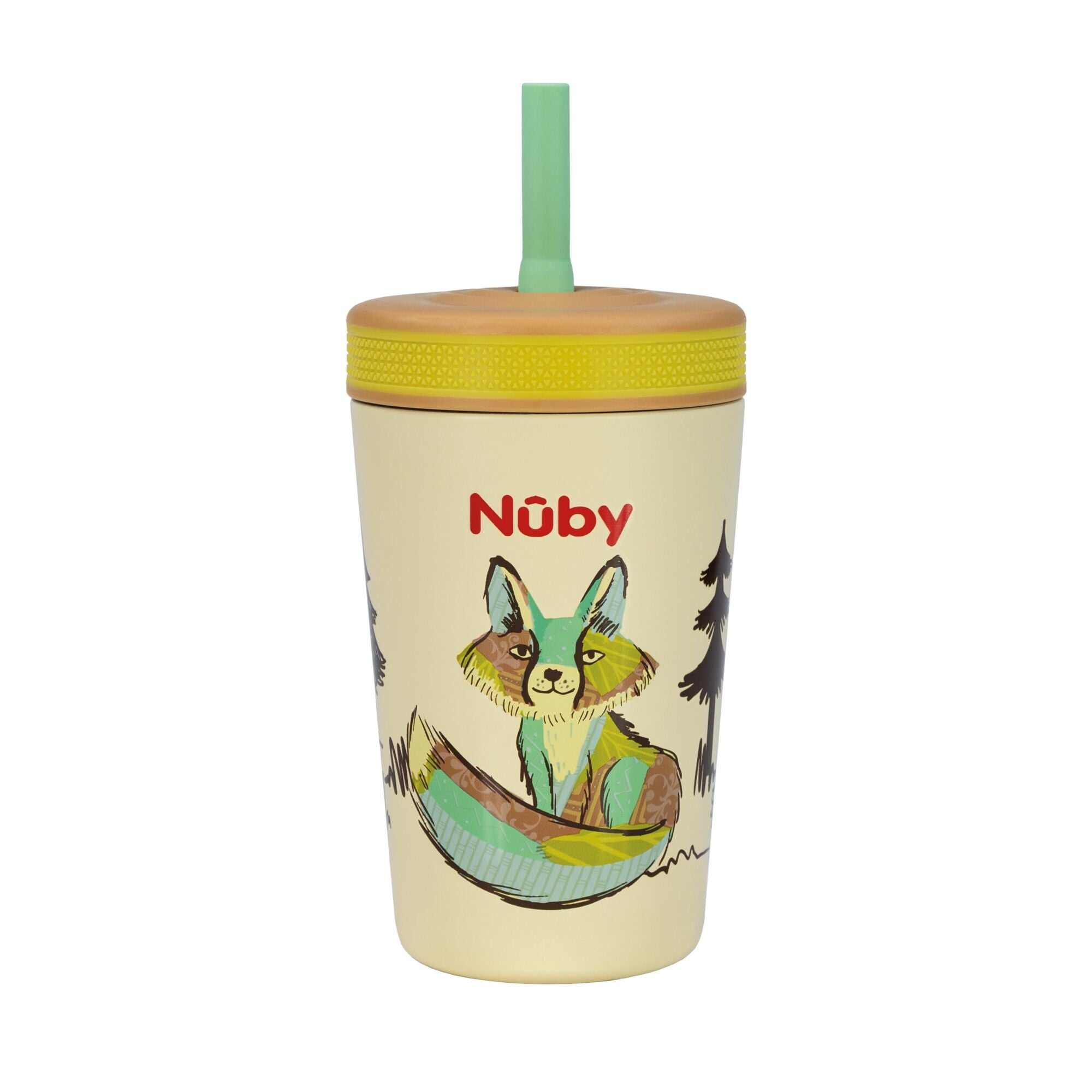 Thirsty Kids Flexstraw Stainless Steel Cup | Fox