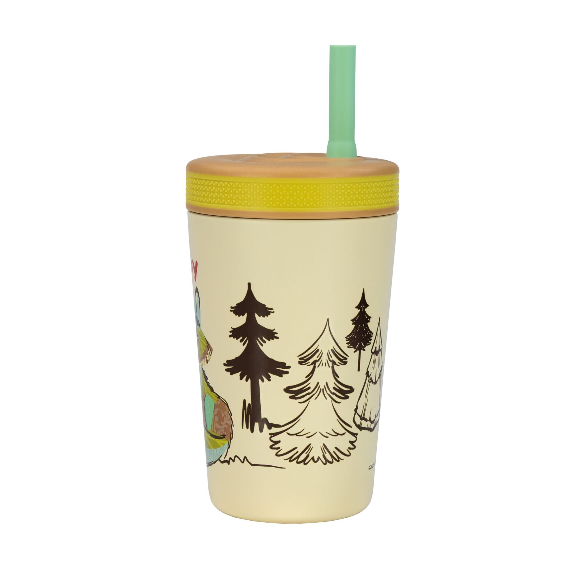 Thirsty Kids Flexstraw Stainless Steel Cup | Fox