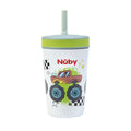 Thirsty Kids Flexstraw Stainless Steel Cup | Monster Trucks