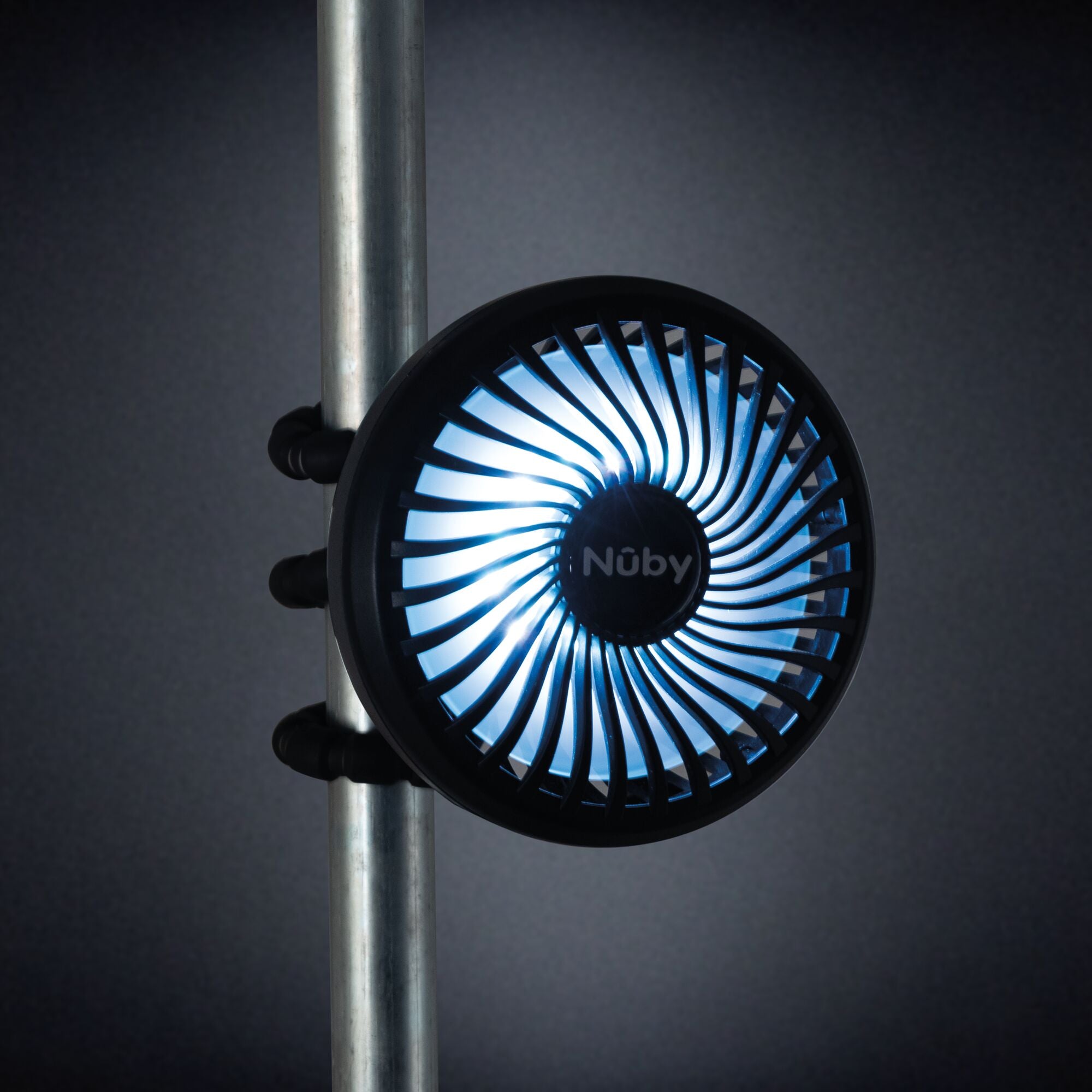 Large LED Stroller Fan | Black