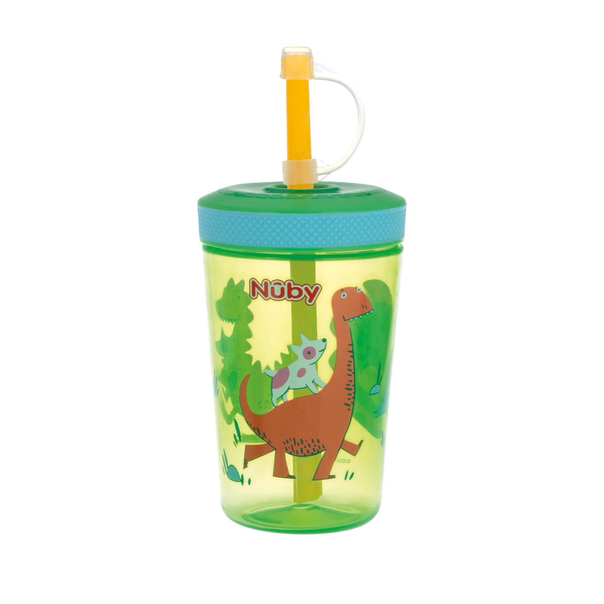 Thirsty Kids Super Sipper Straw Cup | Green & Blue