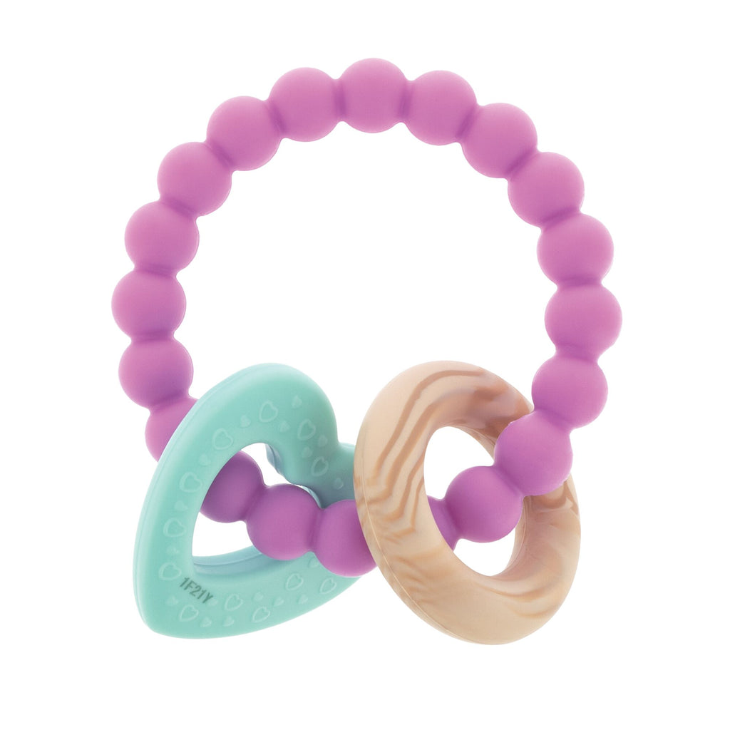 Beaded Silicone Teething Ring