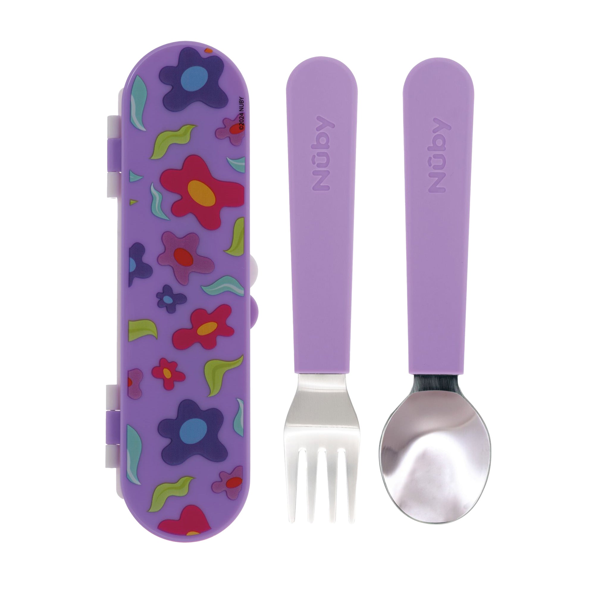 Toddler Utensil Set | Flowers