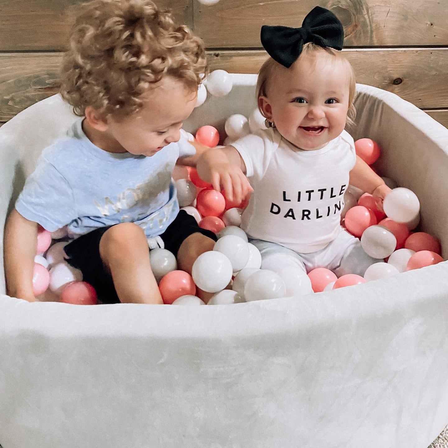 Kids' Ball Pit for Home with 200 Balls | Pink