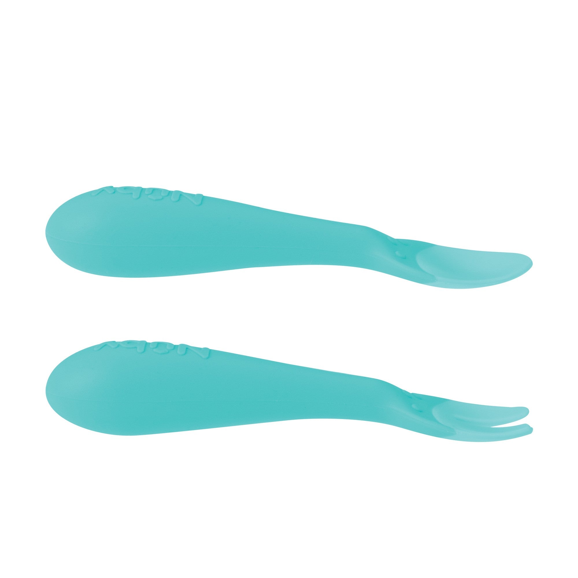Silicone Easy Grip Fork and Spoon Set