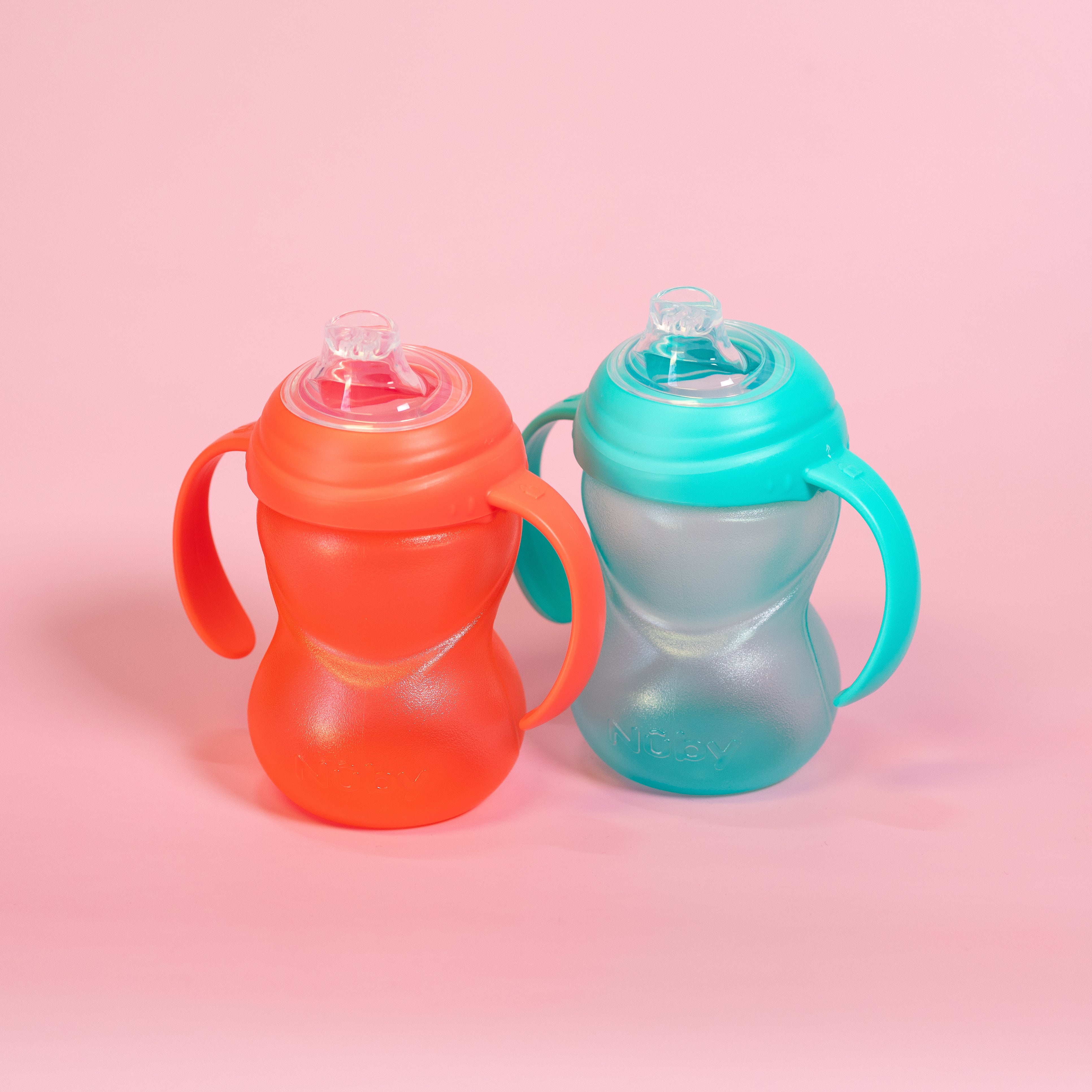 Frosted Two-Handle Clik-it Cup (2 Pack)