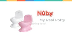 Nuby - My Real Potty- Pot facile à nettoyer avec bruit de rinçage