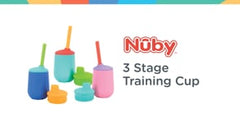 3-Stage Training Cup Set with Handles | Confetti