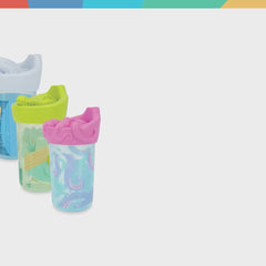 3D Character Soft Spout Sippy Cup | Grey Shark