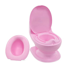 My Real Potty Training Toilet with Life-Like Flush Button & Sound - Nuby US