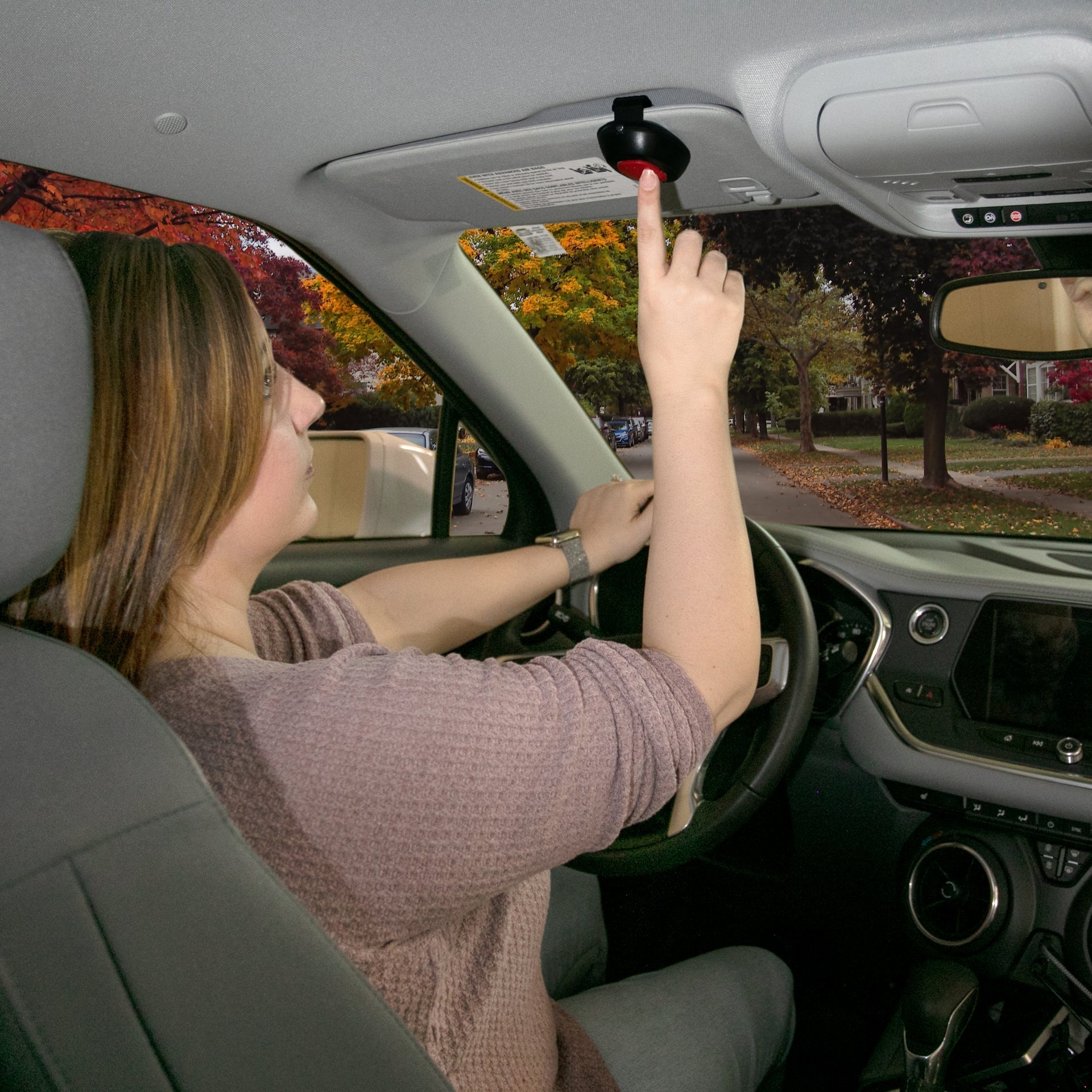 Baby car mirror outlet with lights and music