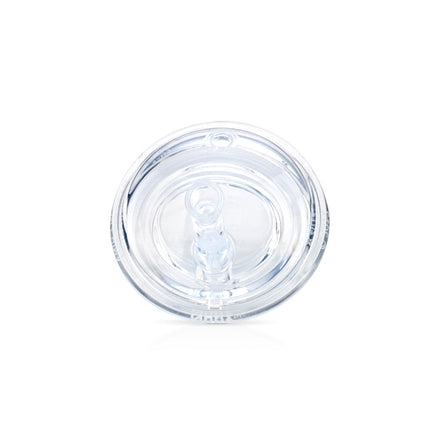 Nuby Clik-it Insulated FlexStraw Replacement Straw with Extender (2 Pack) shown top-down on a white background; compatible with sippy cup lids for easy straw drinking.