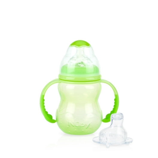 3 Stage Grow With Me Nurser 8oz/240ml - Wide Neck - Nuby US