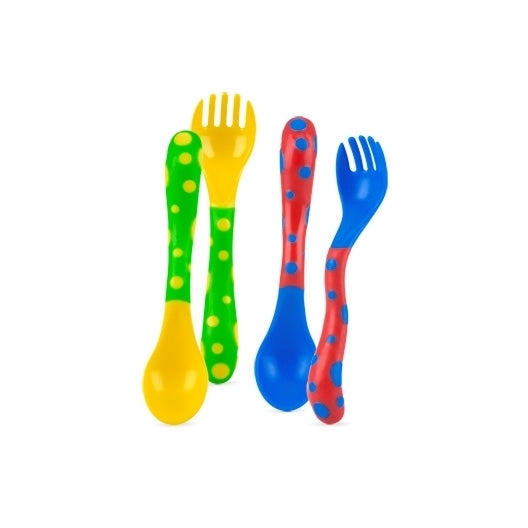 Nuby Baby Toddler Fork & Spoon Set 5251 – Good's Store Online