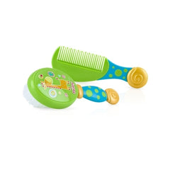Comfort Grip Comb & Brush - Nuby US