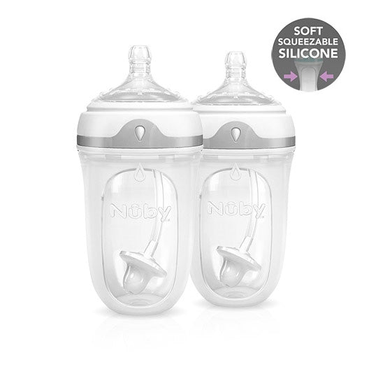 Comfort 360° Squeezable Silicone Bottle (2 Pack)