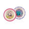 Bamboo and Cornstarch Feeding Bowl - 2 pack - Nuby US